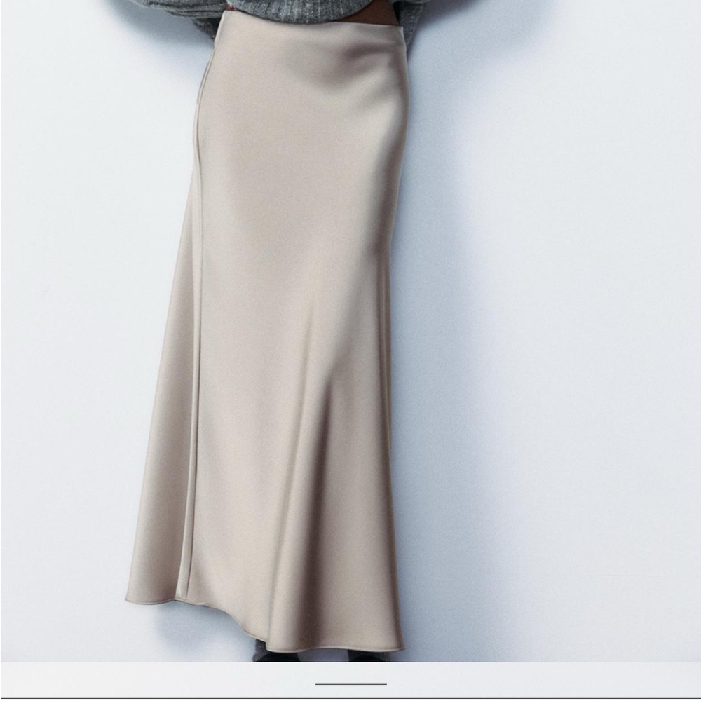 Zara silk skirt